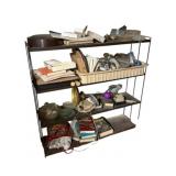 Metal Shelf w/ contents - 36 x 37 x 9.25