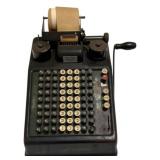 Vintage Adding Machine - 9.5 x 9 x 13