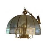 Vintage Hanging Light Fixture - 15 x 23