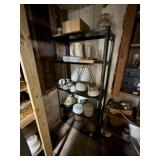 Metal Shelf w/ contents - 71 x 36 x 16