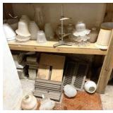 Assorted Items on One Shelf & Floor
