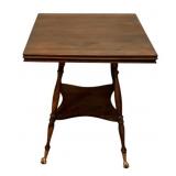 Wood Parlor Table 23.5"x23.5"x24.5"