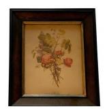J.L. Prevost Botanical Floral Framed Print 13"x11"