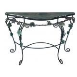 Metal Leg/Base Table AS IS Water Damaged Top