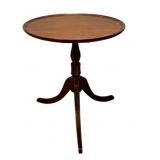 Mahogany Pie Crust Side Table