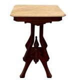 Marble-Top Table 28.5"x20"x15"