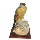 Hand-painted Hawk Figurine