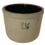 1.5 Gallon Stoneware Crock 7"x9.75"