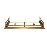 Brass Fireplace Rail/Bumper 41"x12.5"x8"