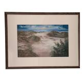 Framed Watercolor, signed 18.5"x24.5"
