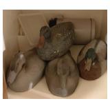 Cabinet Lot Plastic Duck Decoys & More