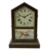 New Haven Mantle Clock 14"x9.5"x4"