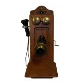 Kellogg Antique Wall Phone 28"x12"x14"