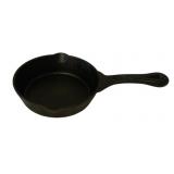 Winco Cast Iron Skillet 6" Round