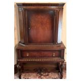 Antique Cabinet in the Jacobean Revival Style