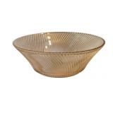 Pink Glass Bowl 3.5"x9"