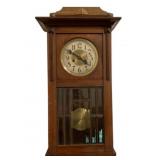 Antique Wall Clock 27"x15"x7"