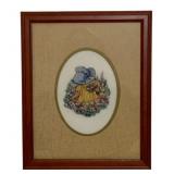 Framed Needlepoint 11"x9.25"