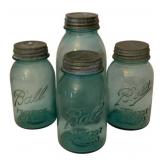4 Ball Mason Jars 9"