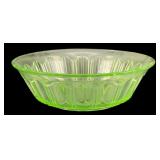 Uranium Glass Bowl 2.5"x8.75"