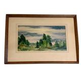 Framed Watercolor - Signed 18.5"x24.5"