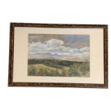 Framed Watercolor - Signed 15.5"x21.5"