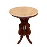 Marble Top Table 27"x20"x16"