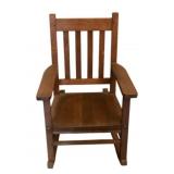 Small Wood Rocker 26"x17"x23"
