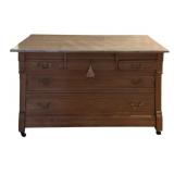 Marble-Top Chest 32"x48.5"x23"