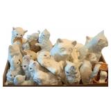 Assorted Ceramic Cats