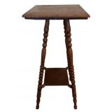 Antique Wood Table - 30 x 12.5 x 12