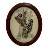 Framed Needlepoint 12"x9.5"