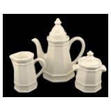 3 Porcelain Teaset 10"x5.25"