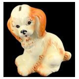 Ceramic Dog Piggy Bank 7.5"x9"x4"