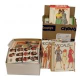 Assorted Vintage Sewing Patterns