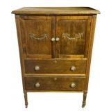 Vintage Chest w/ 2 Doors - 46 x 32 x 20