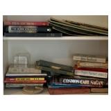 Assorted Books on 2 Shelves