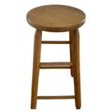 Wood Stool - 24 x 13