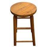 Wood Stool - 24 x 13