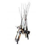 Assorted Fishing Rods & Reels