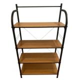 Wood & Metal Bookshelf - 55 x 29 x 14