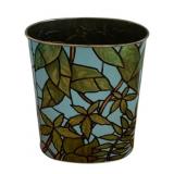 Vintage Metal Trashcan - 13 x 10.5 x 6.5