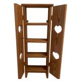Decorative Farmhouse Wall Shelf w/ small pegs