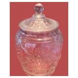 Vintage Anchor HOcking Sandwich Clear Jar & Lid