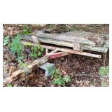 Wood Platform Trailer - 125 x 74 x 21 - as is