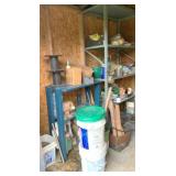 Assorted Items (left side wall)