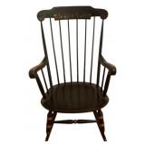 Vintage Colonial-Style Windsor Ricking Chair