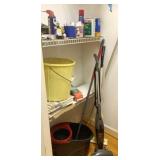 Assorted Items in Closet and on Shelf