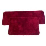 2 Bathroom Throw Rugs - 61 x 20 & 41 x 24.5