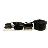 Assorted Pans & more on lower shelf
